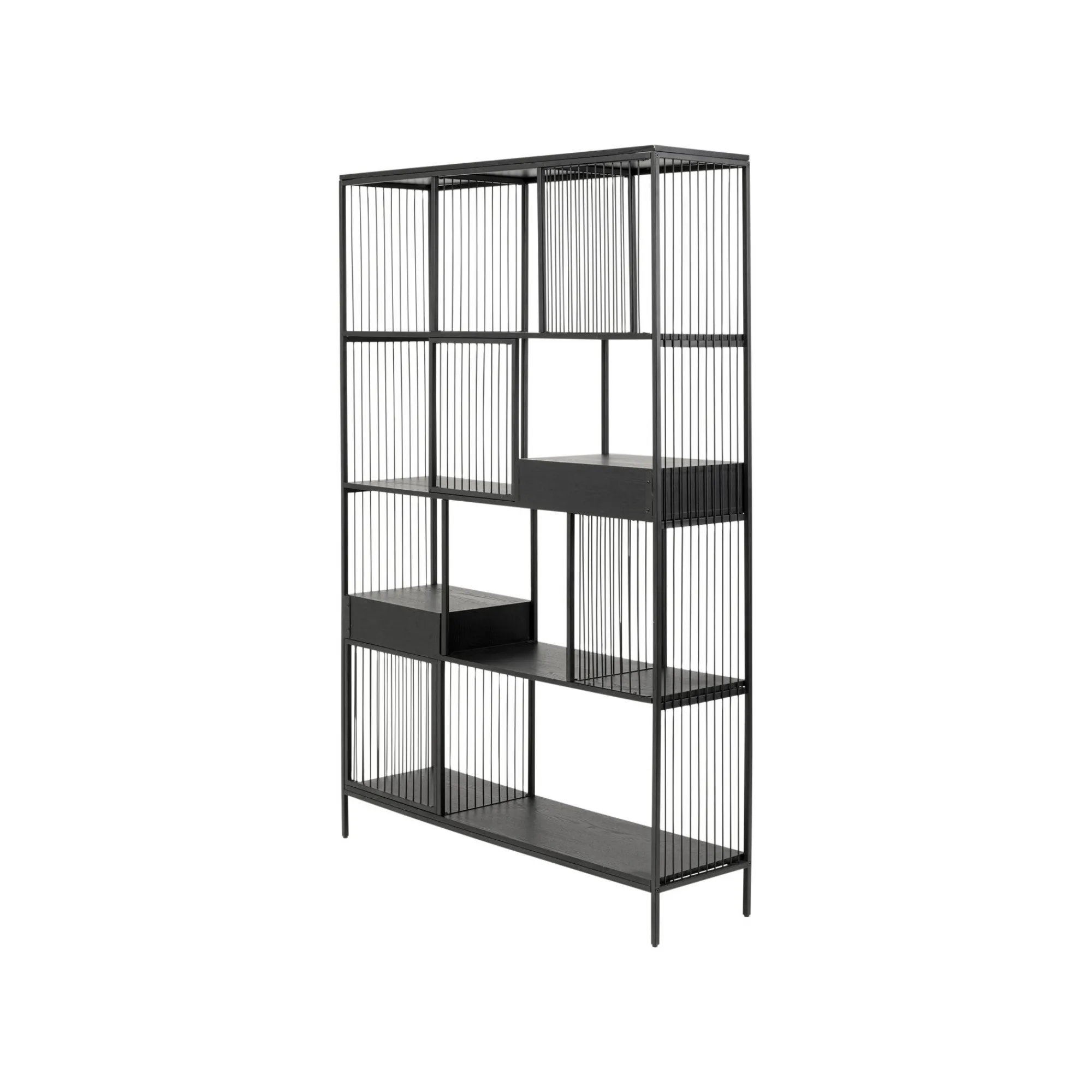 KARE Design Étagère Bologna Noire 200x125cm ^ Étagère Et Bibliothèque