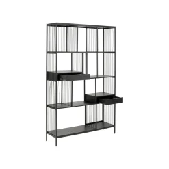 KARE Design Étagère Bologna Noire 200x125cm ^ Étagère Et Bibliothèque