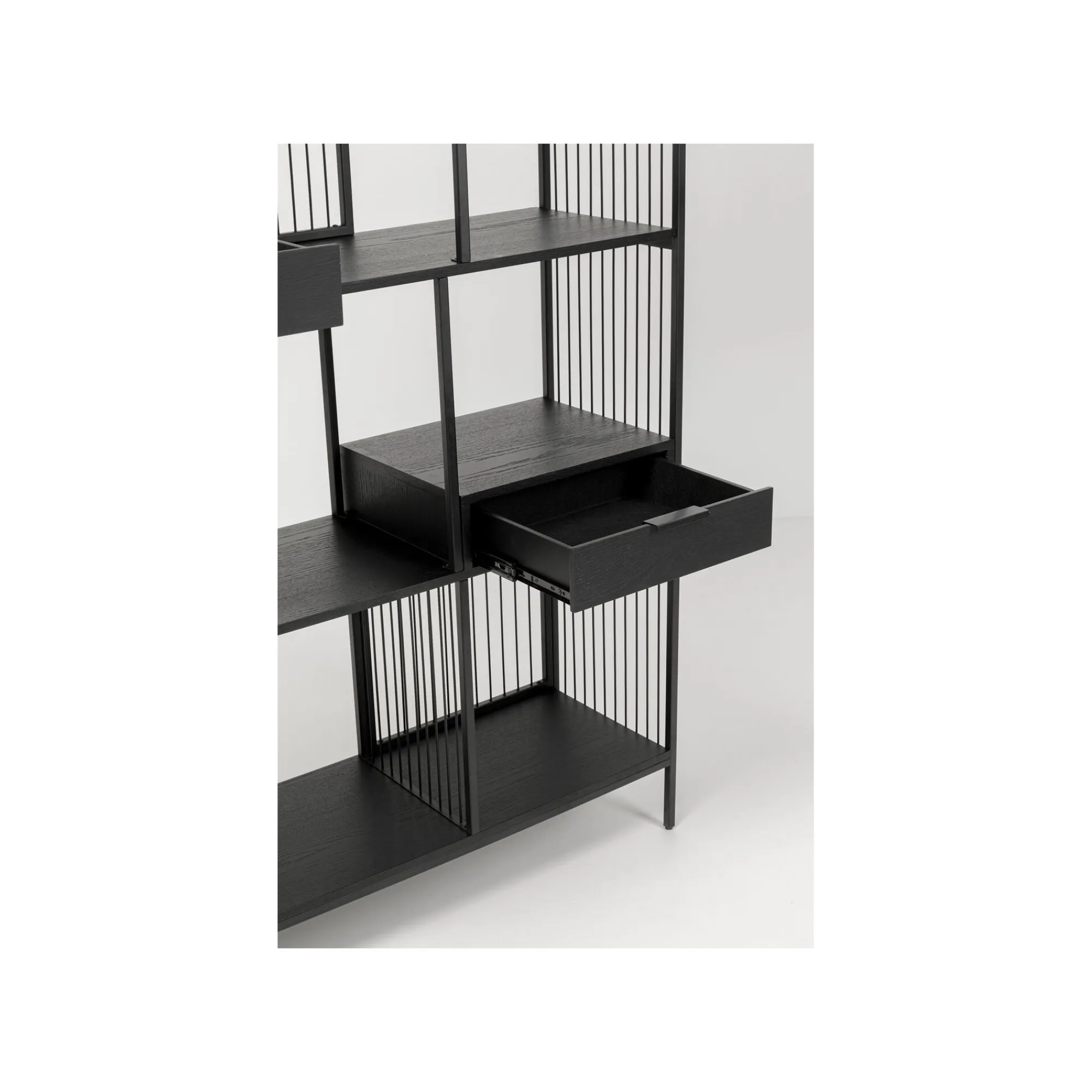KARE Design Étagère Bologna Noire 200x125cm ^ Étagère Et Bibliothèque