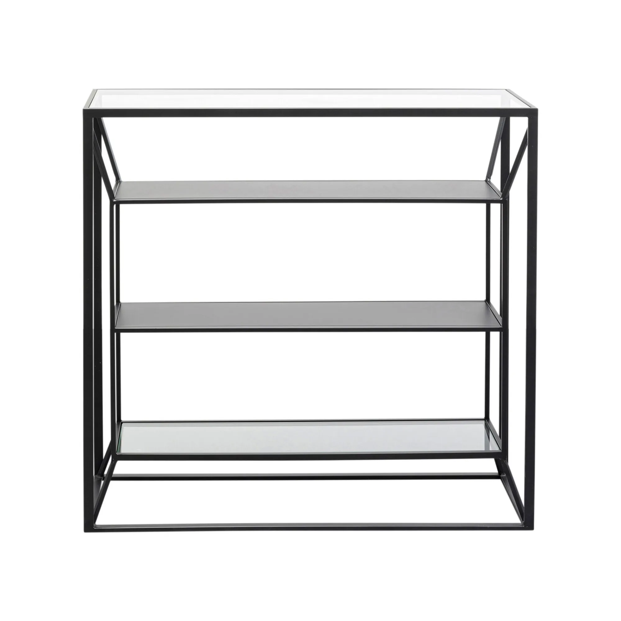 KARE Design Étagère Corinne 90x90cm Noire ^ Étagère Et Bibliothèque