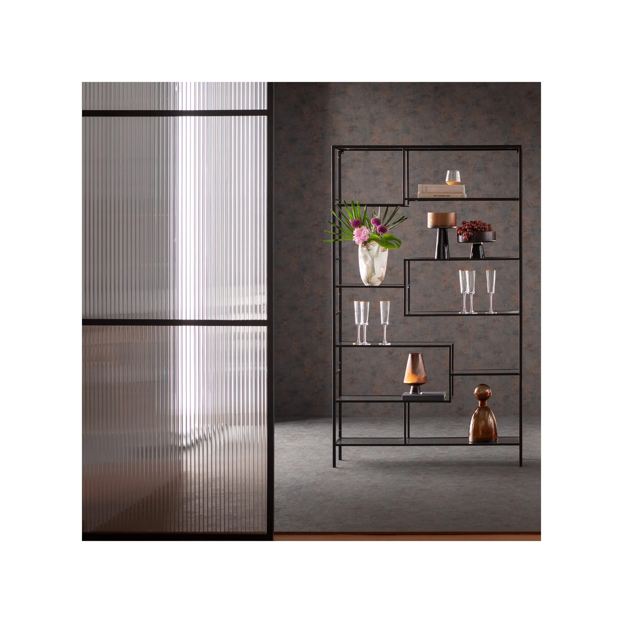 KARE Design Étagère Loft Bubble Noire 195x115cm ^ Étagère Et Bibliothèque
