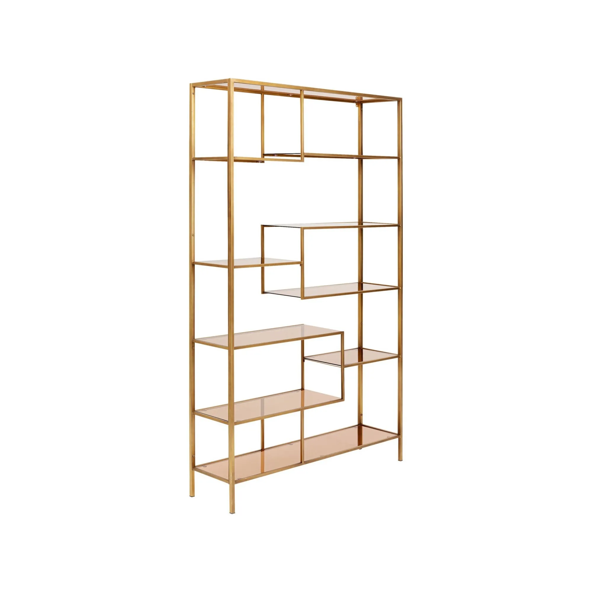 KARE Design Étagère Loft 195x115cm Dorée ^ Étagère Et Bibliothèque