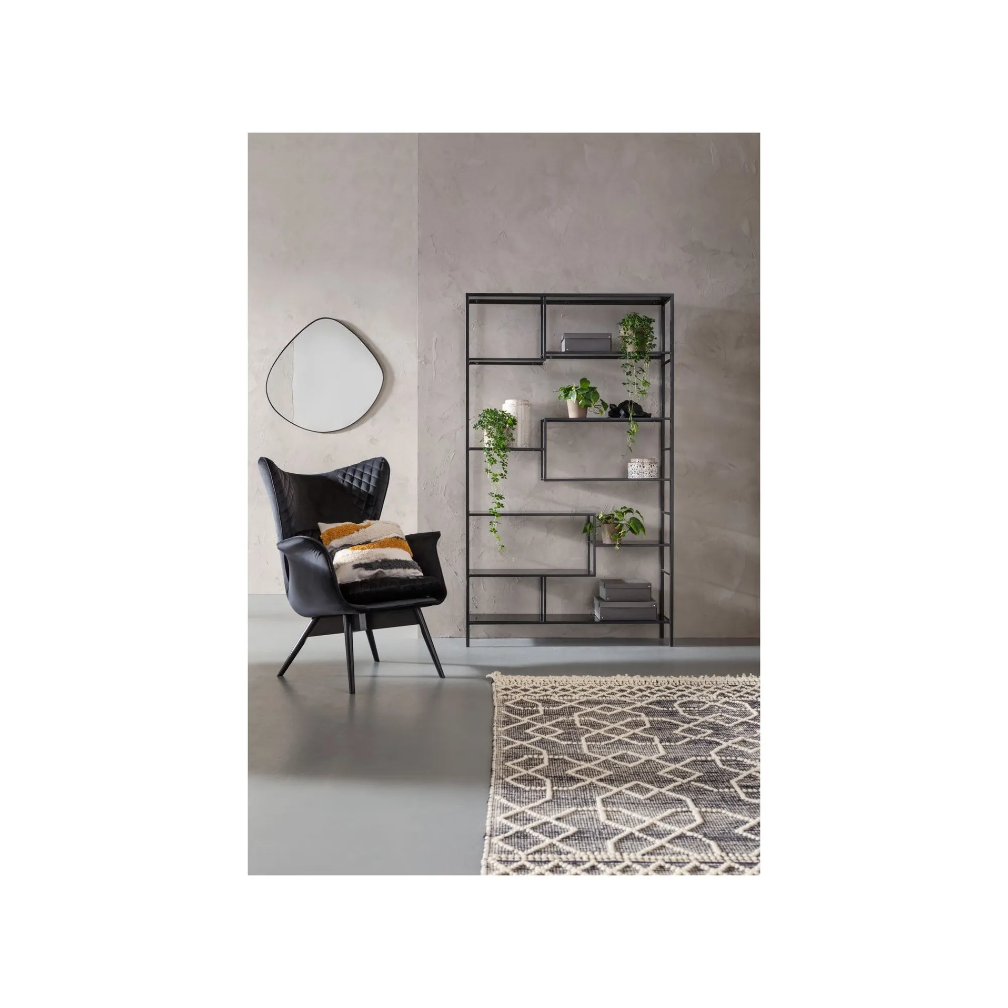 KARE Design Étagère Loft 195x115cm Noire ^ Étagère Et Bibliothèque