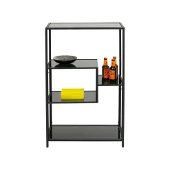 KARE Design Étagère Loft 100x60cm Noire ^ Étagère Et Bibliothèque