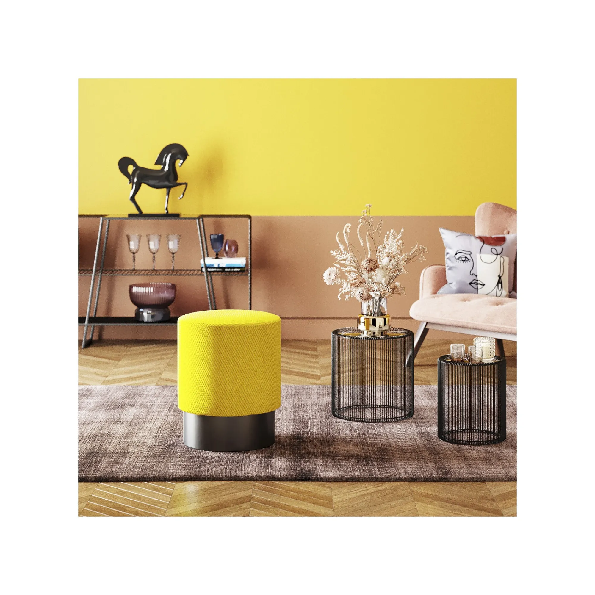 KARE Design Étagère Mesh Noire ^ Étagère Et Bibliothèque