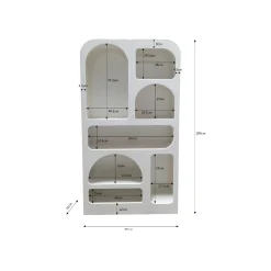 KARE Design Étagère Paco Blanche 180x95cm ^ Étagère Et Bibliothèque