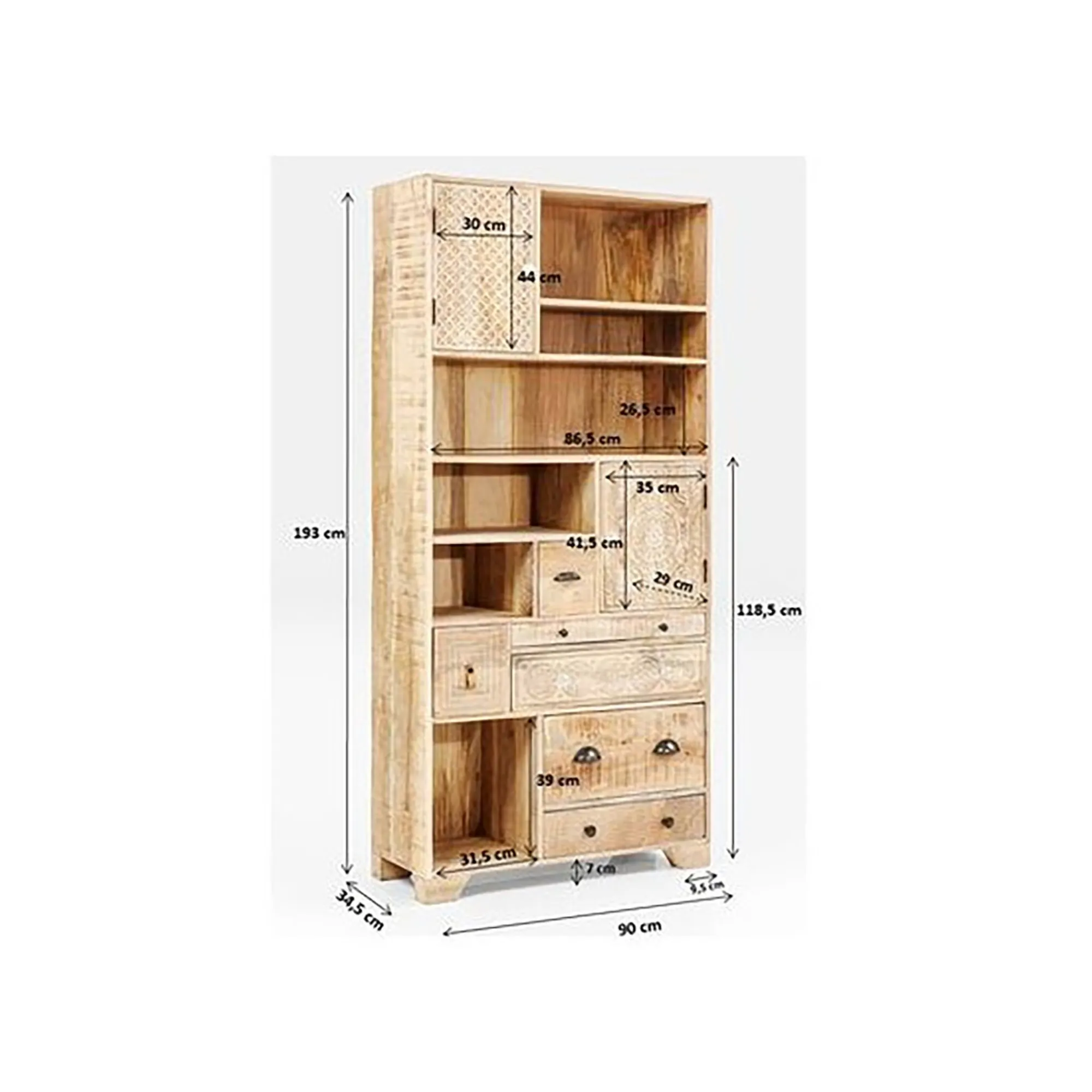 KARE Design Étagère Puro 190x90cm ^ Étagère Et Bibliothèque