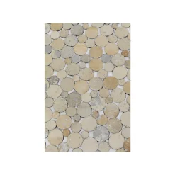 KARE Design Tapis Circle Beige 250cm ^ Tapis