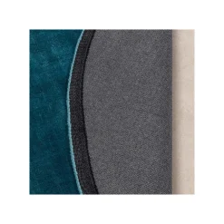 KARE Design Tapis Cosy Bleu 200cm ^ Tapis