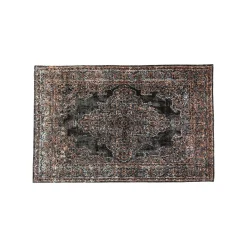 KARE Design Tapis Kelim Rockstar Noir ^ Tapis