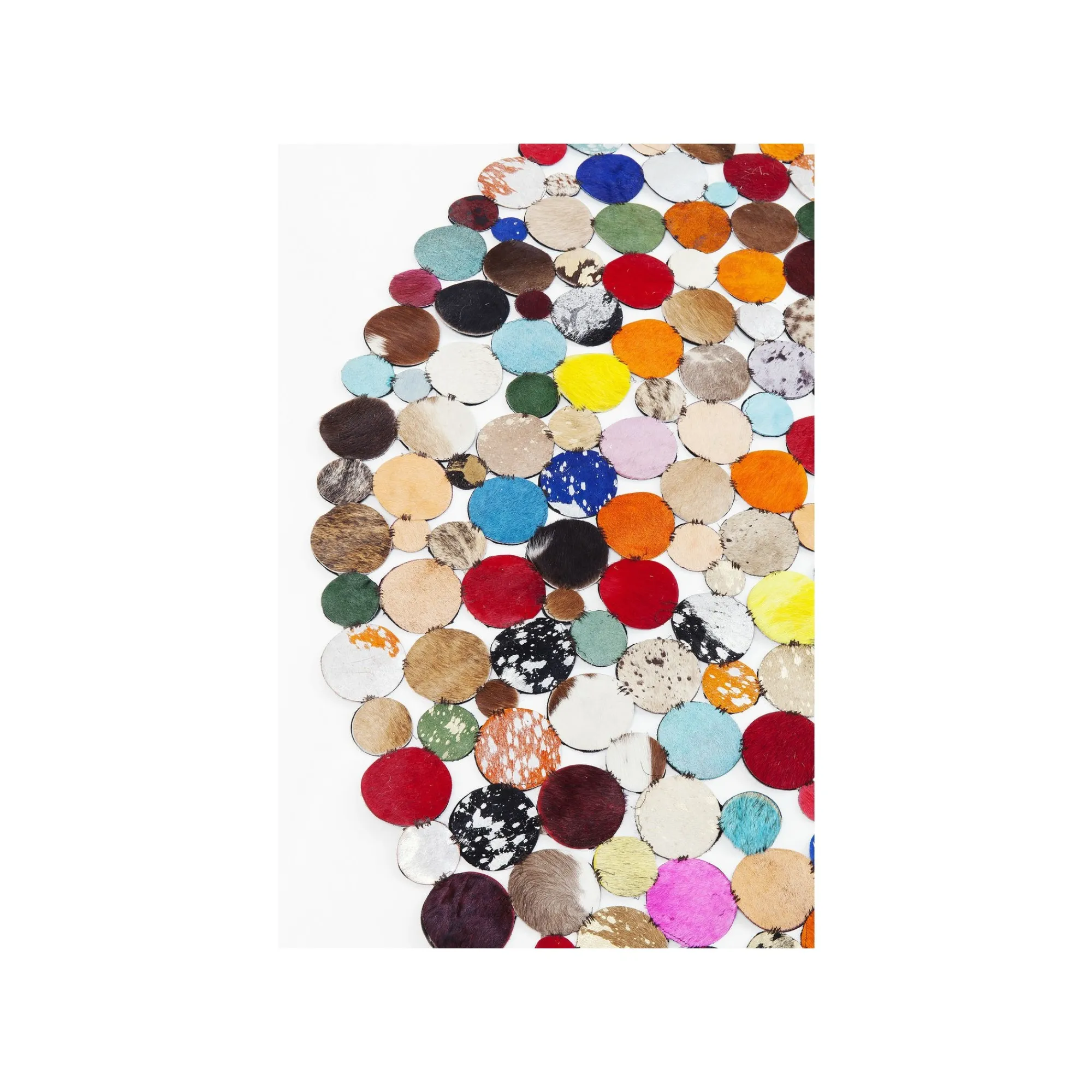 KARE Design Tapis Patchwork Circle Multi 150cm ^ Tapis