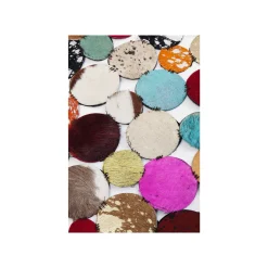 KARE Design Tapis Patchwork Circle Multi 150cm ^ Tapis