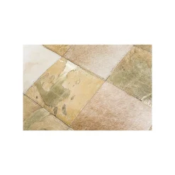 KARE Design Tapis Patchwork Vegas Cuir 240x170cm ^ Tapis