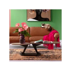 KARE Design Tapis Silja Rouge Et Noir ^ Tapis