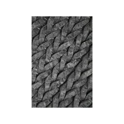 KARE Design Tapis Treccia 240x170cm Gris ^ Tapis