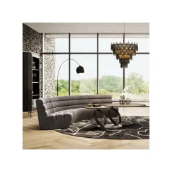 KARE Design Tapis Visages Noir 250cm ^ Tapis