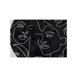 KARE Design Tapis Visages Noir 250cm ^ Tapis