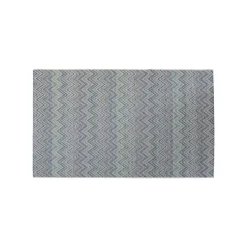 KARE Design Tapis Zigzag Bleu 230x160cm ^ Tapis