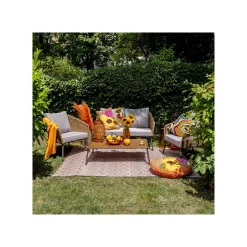 KARE Design Tapis Zigzag Rouge 330x230cm ^ Tapis