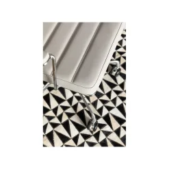 KARE Design Tapis Zigzag 240x170cm Noir Et Blanc ^ Tapis