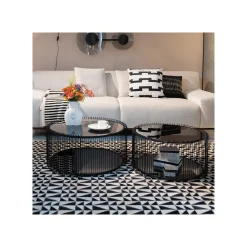 KARE Design Tapis Zigzag 240x170cm Noir Et Blanc ^ Tapis