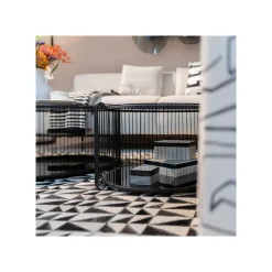KARE Design Tapis Zigzag 240x170cm Noir Et Blanc ^ Tapis