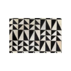 KARE Design Tapis Zigzag 240x170cm Noir Et Blanc ^ Tapis