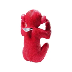 KARE Design Tirelire Singe Kikazaru Rouge ^ Déco