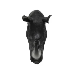 KARE Design Tête Rhino Antique Noire ^ Déco Murale