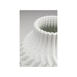 KARE Design Vase Akira 35cm Blanc Zigzag ^ Vase
