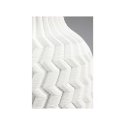KARE Design Vase Akira 35cm Blanc Zigzag ^ Vase