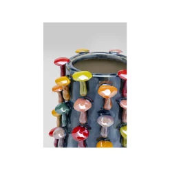 KARE Design Vase Bleu Champignons 26cm ^ Vase