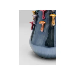 KARE Design Vase Bleu Champignons 26cm ^ Vase