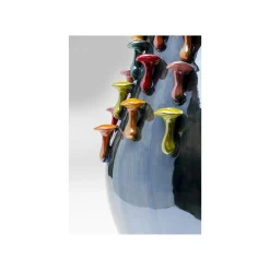 KARE Design Vase Bleu Champignons 28cm ^ Vase