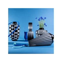 KARE Design Vase Brillar Cylinder Noir Et Blanc 44cm ^ Vase