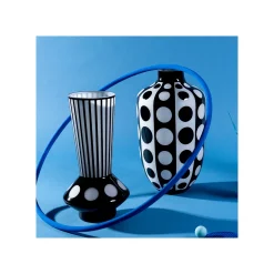 KARE Design Vase Brillar Noir Et Blanc 40cm ^ Vase