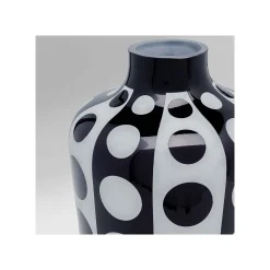 KARE Design Vase Brillar Noir Et Blanc 45cm ^ Vase