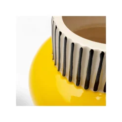 KARE Design Vase Calabria Jaune 16cm ^ Vase
