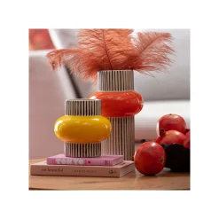 KARE Design Vase Calabria Jaune 16cm ^ Vase