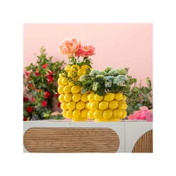 KARE Design Vase Citrons Jaunes 40cm ^ Vase