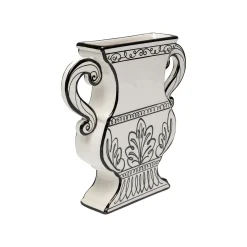 KARE Design Vase Favola Amphore Blanc Et Noir ^ Vase