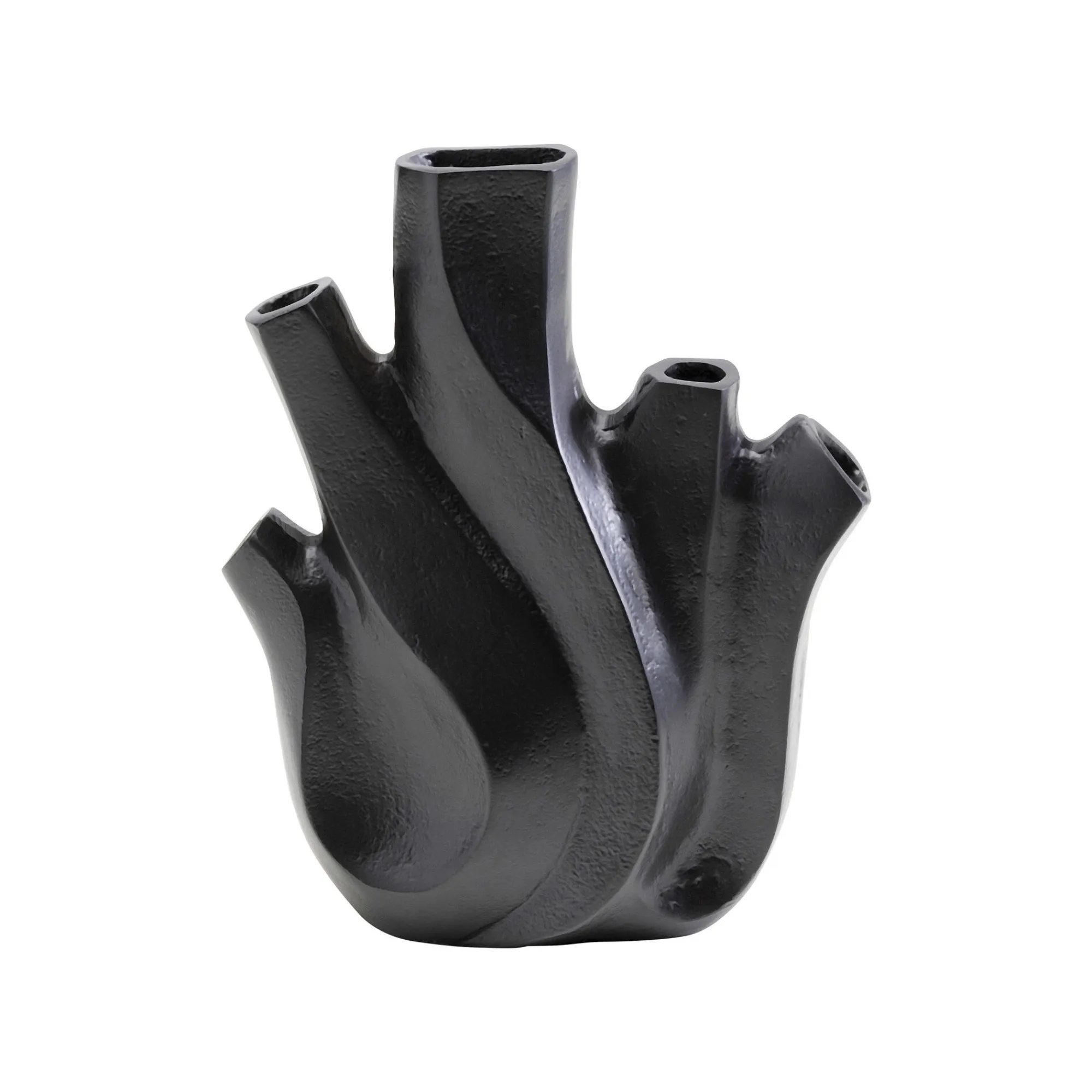 KARE Design Vase Flame Noir 25cm ^ Vase