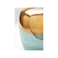 KARE Design Vase Lizy Bleu Et Doré 41cm ^ Vase