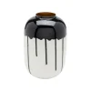 KARE Design Vase Macchie 24cm Noir Et Blanc ^ Vase