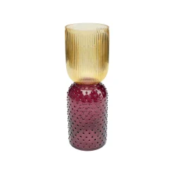 KARE Design Vase Marvelous Duo Jaune Violet 38cm ^ Vase