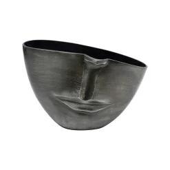 KARE Design Vase Nez Et Bouche Anthracite 31cm ^ Vase