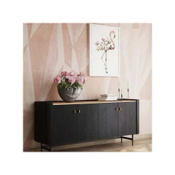 KARE Design Vase Nez Et Bouche Anthracite 31cm ^ Vase