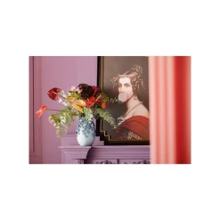 KARE Design Vase Papillons Bleu Clair 35cm ^ Vase