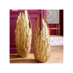 KARE Design Vase Plumes Dorées XL 80cm ^ Vase