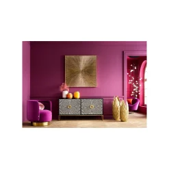 KARE Design Vase Plumes Dorées XL 80cm ^ Vase